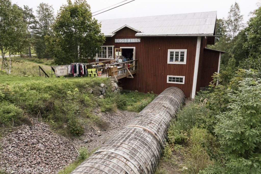 Fast noch betriebsbereit - die Mühle Bergs Kvarn